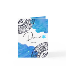 Dream Greeting Card, Small, 4" x 5.6インチ折り畳みカード