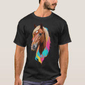 Dream Horse with Rainbow Mane Tシャツ (正面)