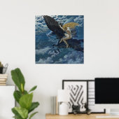 “Dream Idyll - A Valkyrie” by Edward Robert Hughes ポスター (ホームオフィス)