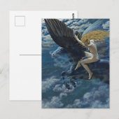 “Dream Idyll - A Valkyrie” by Edward Robert Hughes ポストカード (正面/裏面)
