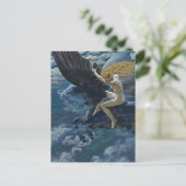 “Dream Idyll - A Valkyrie” by Edward Robert Hughes ポストカード (スタンド正面)