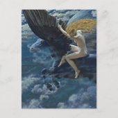 “Dream Idyll - A Valkyrie” by Edward Robert Hughes ポストカード (正面)