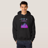 Dream in Chaos – Surreal Cityscape Hoodie パーカ (正面フル)