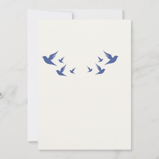 Dream invitation for a breathtaking wedding 招待状 (裏面)