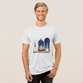 DREAM IT BELIEVE IT ACHIVE IT デザイン 03 トライブレンドTシャツ (正面全面)