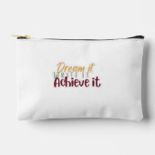 Dream It Write It Achieve It Pouch アクセサリーポーチ (正面)