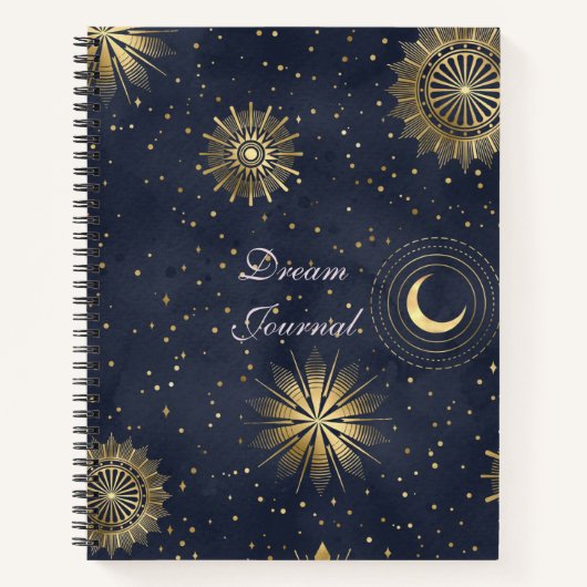 Dream Journal - Sevantic モダン Themed Journal ノートブック (正面)