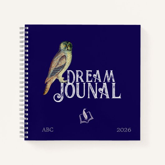Dream Journal Spiral Notebook ノートブック (正面)
