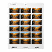 Dream Lake in Sunrise Light I ラベル (フルシート)