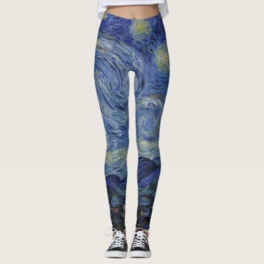 Dream Legging, Van Gogh, starry night レギンス (正面)