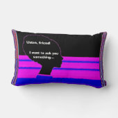 Dream Like a Child – Inspirational Pillow ランバークッション (裏面)