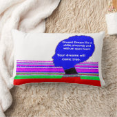 Dream Like a Child – Inspirational Pillow ランバークッション (ブランケット)