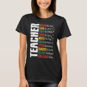 Dream Like Leaders African School Black History Te Tシャツ (正面)