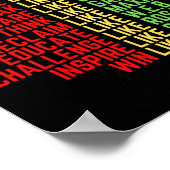 Dream Like Martin Men Women Boys Girls Black Histo ポスター (角)