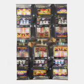 Dream Machines – ラッキースロットマシン キッチンタオル (縦)