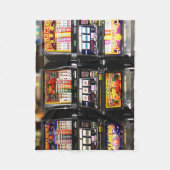 Dream Machines – ラッキースロットマシン フリースブランケット (正面)