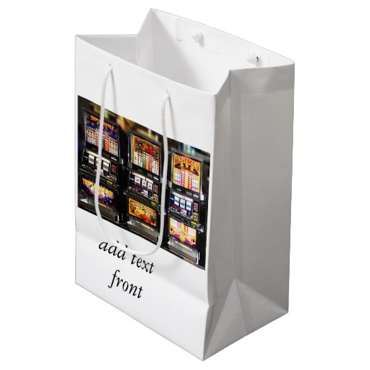 Dream Machines – ラッキースロットマシン ミディアムペーパーバッグ (正面アングル)