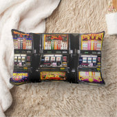 Dream Machines – ラッキースロットマシン ランバークッション (ブランケット)