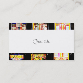 Dream Machines – ラッキースロットマシン 名刺