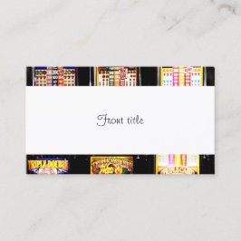 Dream Machines – ラッキースロットマシン 名刺