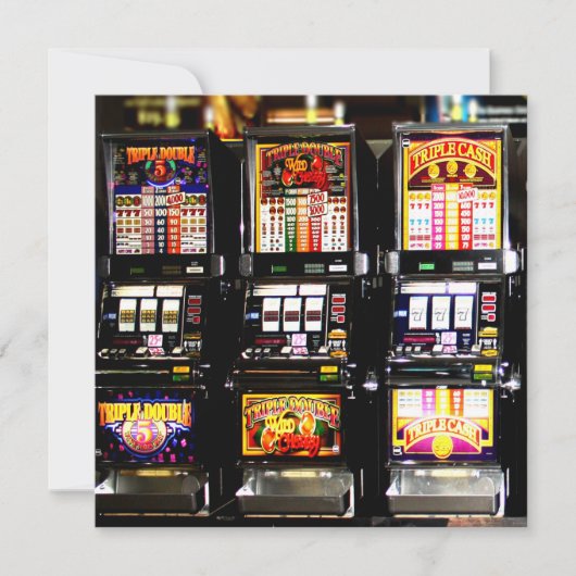 Dream Machines – ラッキースロットマシン 招待状 (正面)