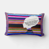Dream Multilingual Pillow ランバークッション (裏面)