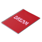 Dream Notebook in Red & Pink ノートブック (左側)