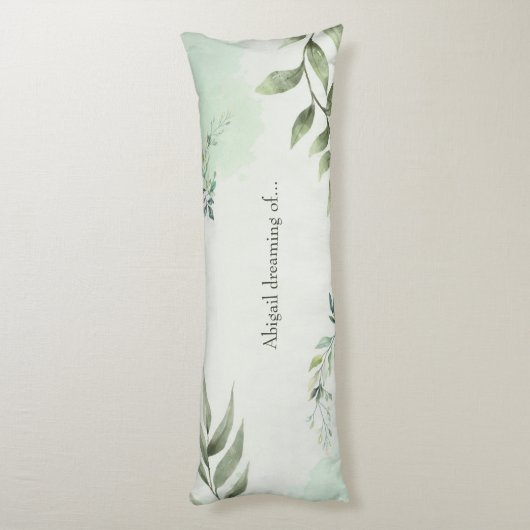 Dream of green plants ボディピロー (裏面 (縦))