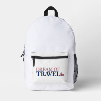 Dream of Travel ® Backpack (Luggage Collection) プリントバックパック