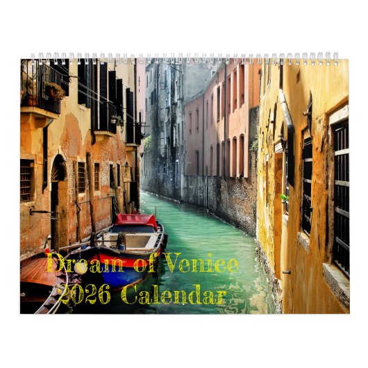 DREAM OF VENICE 2026 Calendar カレンダー (カバー)