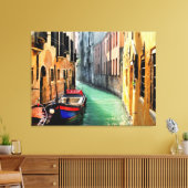 DREAM OF VENICE Stretted Canvas Print キャンバスプリント (インサイチュ (リビング))