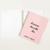 Dream Plan Do Blush Pink Design プランナー手帳 (ディスプレー)