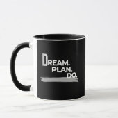 Dream Plan Do Execution Mindset マグカップ (左)