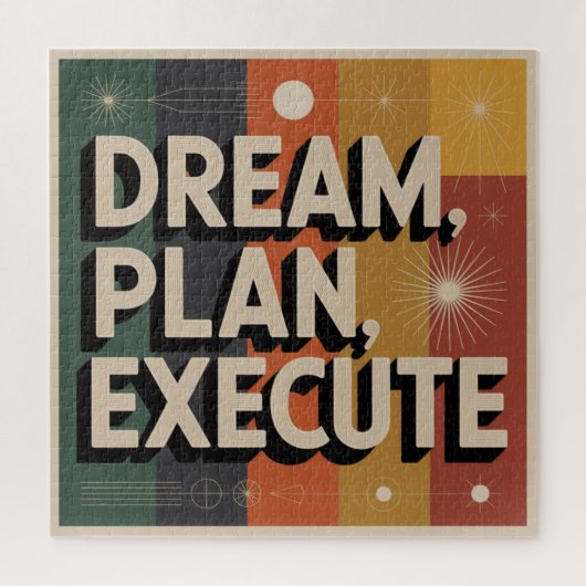 Dream, Plan, Execute ジグソーパズル (縦)