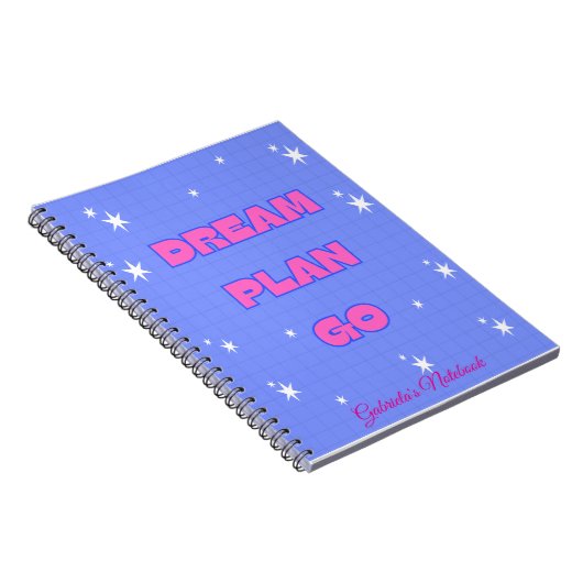 Dream. Plan. Go. – Motivational Notebook ノートブック (右側)