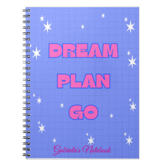 Dream. Plan. Go. – Motivational Notebook ノートブック