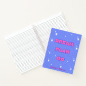 Dream. Plan. Go. – Motivational Notebook ノートブック (内部)