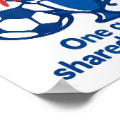 Dream Team One Goal Shared Success Soccer Trophy G ポスター (角)