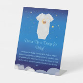 Dream Up Infant Bodysuit Design Baby Shower 台座サイン (正面)