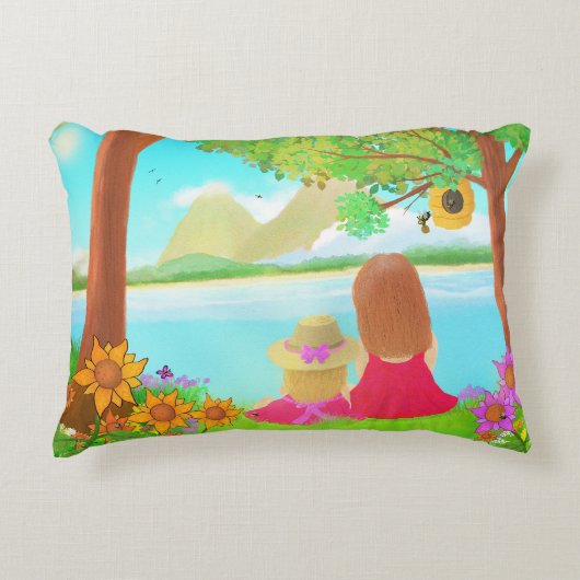 Dream View Accent Pillow アクセントクッション (正面)