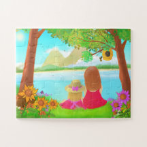 Dream View Art Puzzle – Easy 30-Piece Puzzle