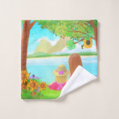 Dream View Bathroom Towels バスタオルセット (ウォッシュタオル)