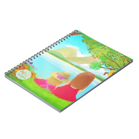 Dream View Spiral Photo Notebook ノートブック (左側)