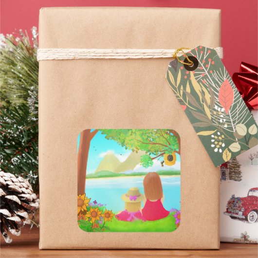 Dream View Stickers – Large Collection スクエアシール (クリスマス)