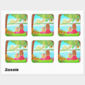 Dream View Stickers – Large Collection スクエアシール (シート)