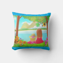 Dream View Throw Pillow