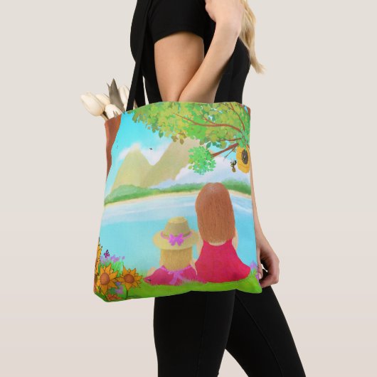 Dream View Tote Bag トートバッグ (クローズアップ)