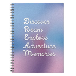 DREAM WallArt: Discove Roam Explor Adventur Memor ノートブック