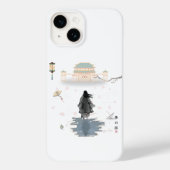 Dream Wandered-Calm Oriental Art Phone Case Case-Mate iPhoneケース (裏面)