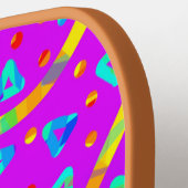 Dream Wave Festival - Cool Candy Rain ピックルボールラケット (左詳細)